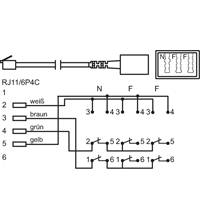 Good Connections® Telefonadapter RJ11 (6/4) Stecker an NFF Buchse-1