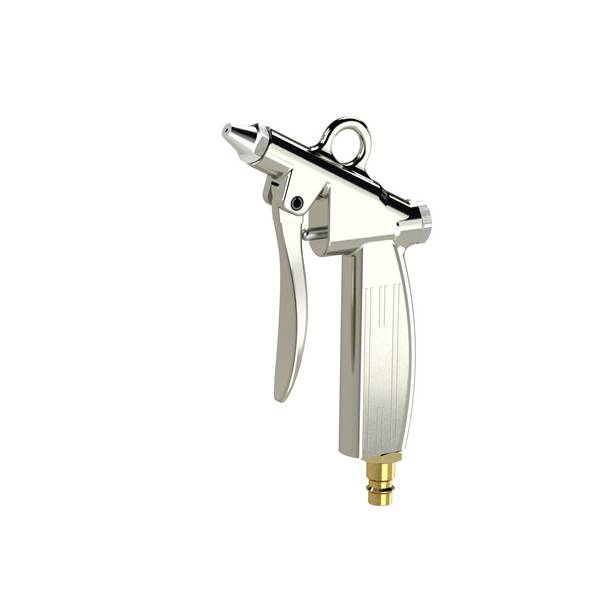 RIEGLER Dosierbare Blaspistole, Standarddüse Bohrung 1,5 mm, Alu.-Druckguss vern., Temp. -10 °C bis 50 °C, PN max. 10 ba