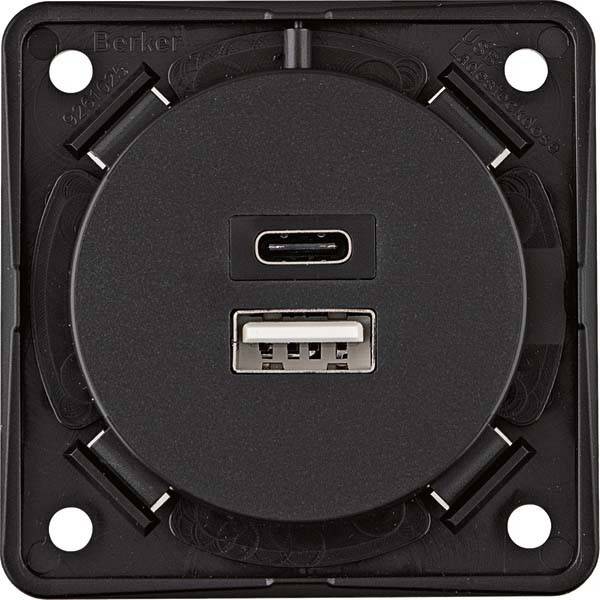 Berker USB Ladesteckdose 926202505