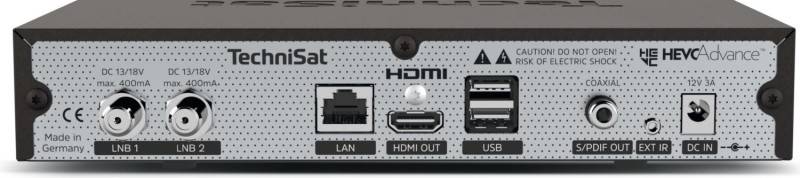 TechniSat DVB-S/S2-Receiver DIGIPLUSUHDS sw-1