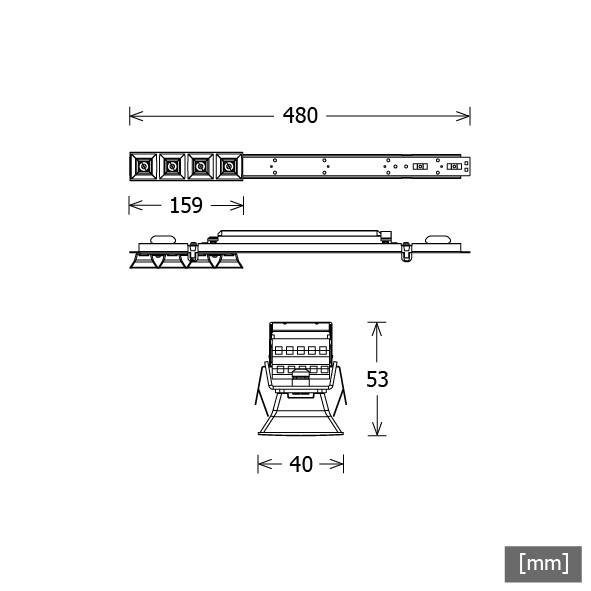LTS Licht&Leuchten LED-Lichteinsatz LK-CH 045.040-1