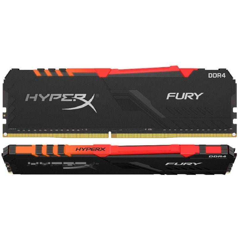 HX432C16FB3AK2/16 - HyperX FURY RGB - DDR4 - 16 GB: 2 x 8 GB - DIMM 288-PIN - ungepuffert-0
