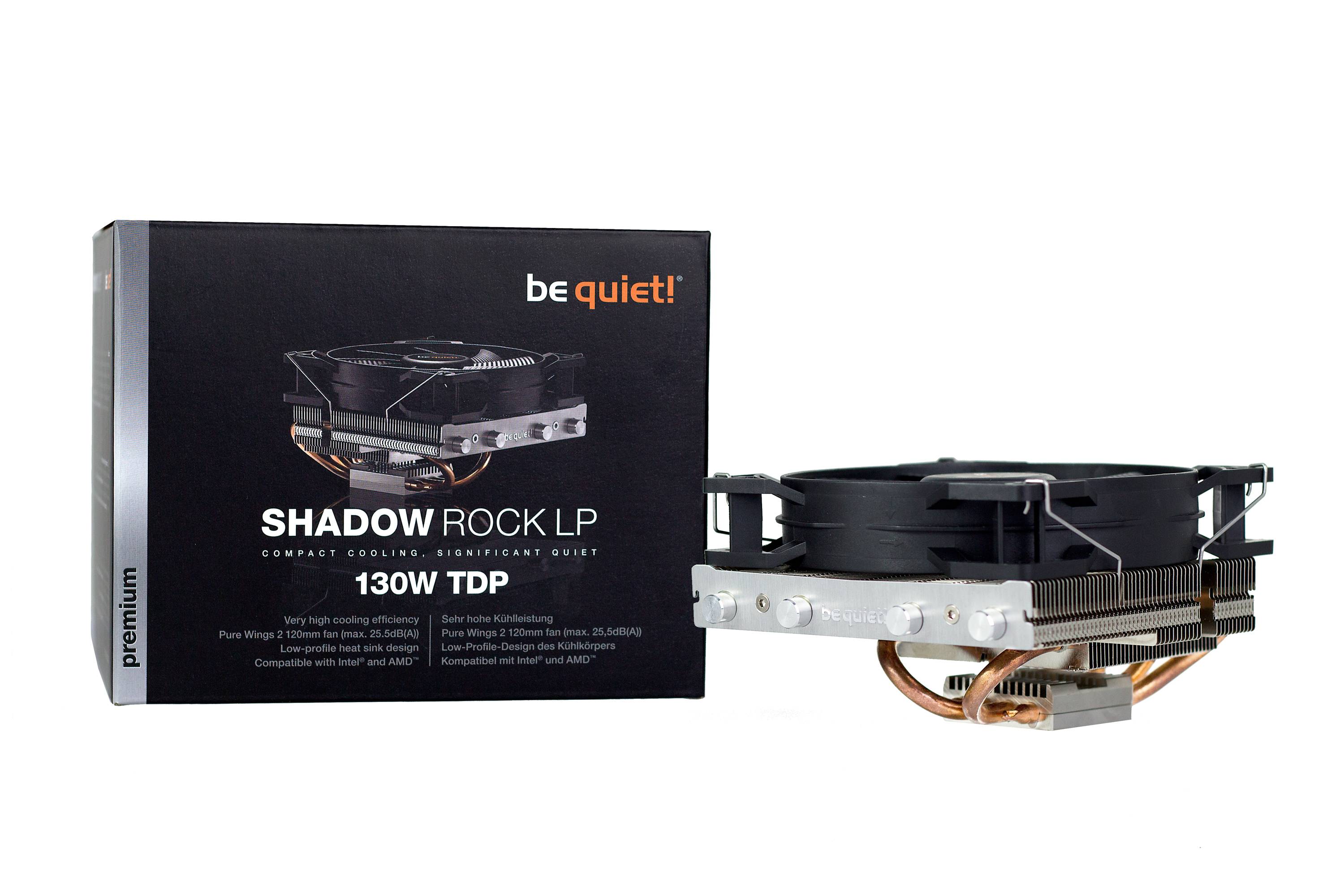 be quiet! Shadow Rock LP - Prozessor-Luftkühler - (für: LGA1150, LGA1151, LGA1155, LGA1200, LGA1700, LGA2011 (Square ILM-4