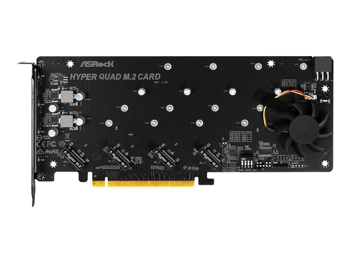 ASRock HYPER QUAD M.2 CARD - Schnittstellenadapter-3