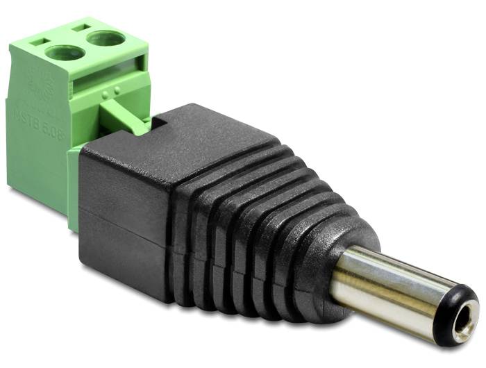 DC 5,5 x 2,5 mm auf 2 Pin Terminalblock...-2