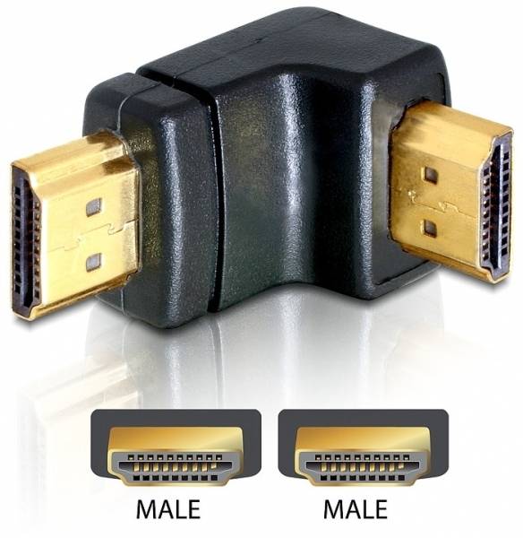 Delock HDMI-Adapter - HDMI männlich zu HDMI-1