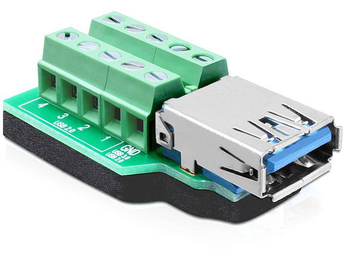 USB 3.0 Typ-A Buchse auf Terminalblock 10...-1
