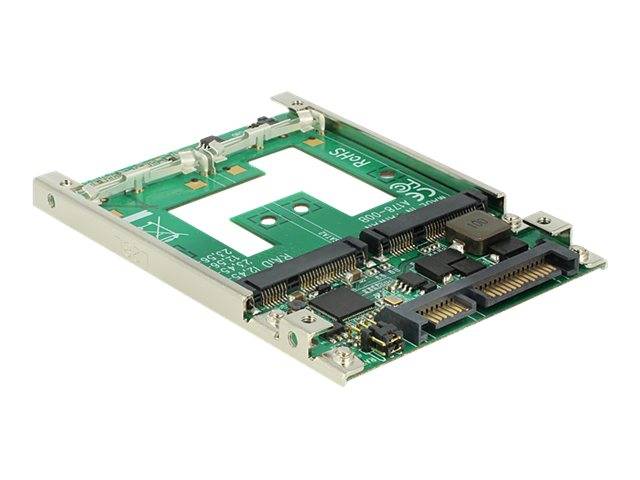 Delock Converter SATA 22pin >2 x mSATA 2,5´´ 7mm-0