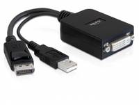 Delock DisplayPort-Adapter - Dual Link - DVI-I (W)-2