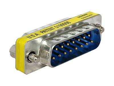 Delock Adapter Sub-D - Serieller Gender Changer - DB-15 (M) - bis DB-15 (M)-0