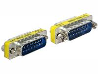 Delock Adapter Sub-D - Serieller Gender Changer - DB-15 (M) - bis DB-15 (M)-2