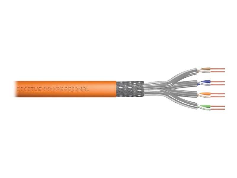 DIGITUS - Cat.7 S/FTP Verlegekabel, 100 m, Simplex, Dca-s1a, d0, a1-1