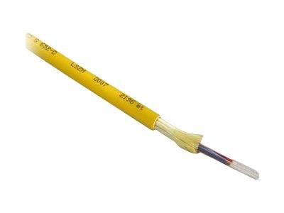 DIGITUS - Verlegekabel Innen/Außen A/I-DQ (ZN) BH 9/125µ OS2, 4 Fasern, BauPVO Dca, LSZH-2