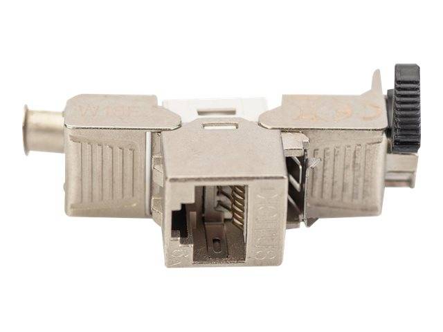 DIGITUS - CAT 6A Keystone Modul, geschirmt mit intelligentem Kabelmanager, Set (24 Stück)-3