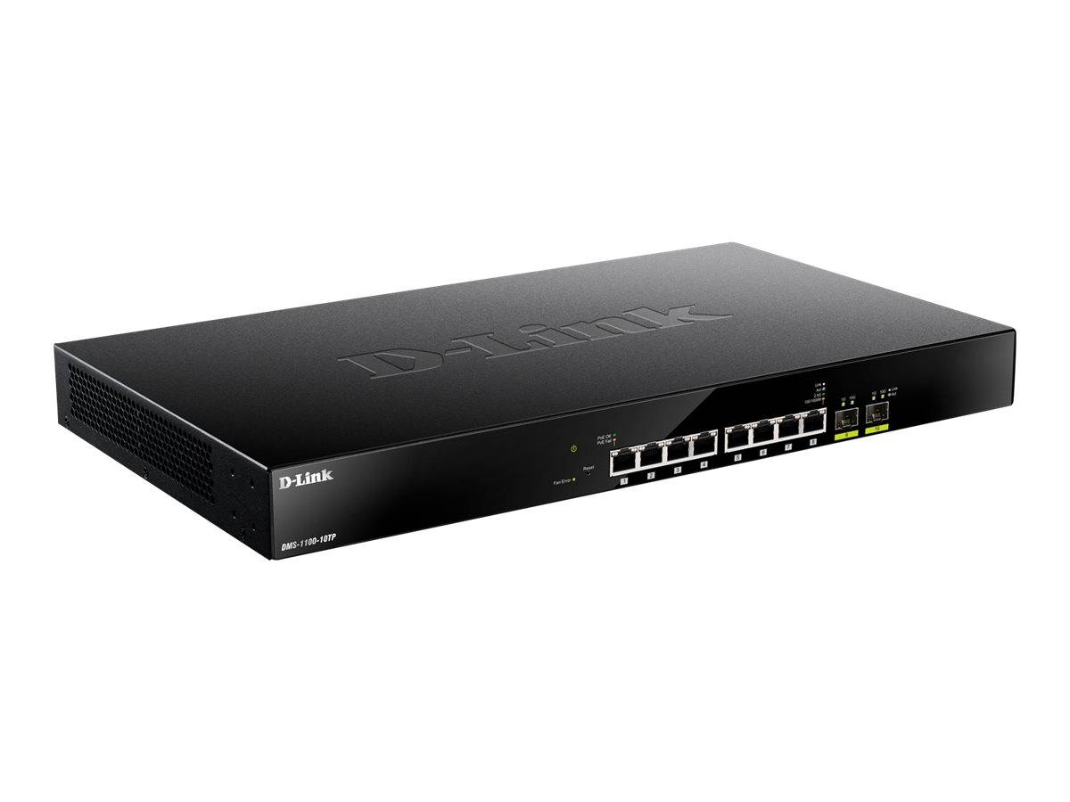 D-Link DMS 1100-10TP - Switch - Smart - 8 x 100/1000/2.5G (PoE+)-2