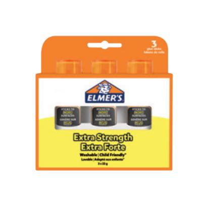 Elmer's EXTRA STRENGTH, Trocken, Klebestift, 22 g, 3 Stück(e), Box