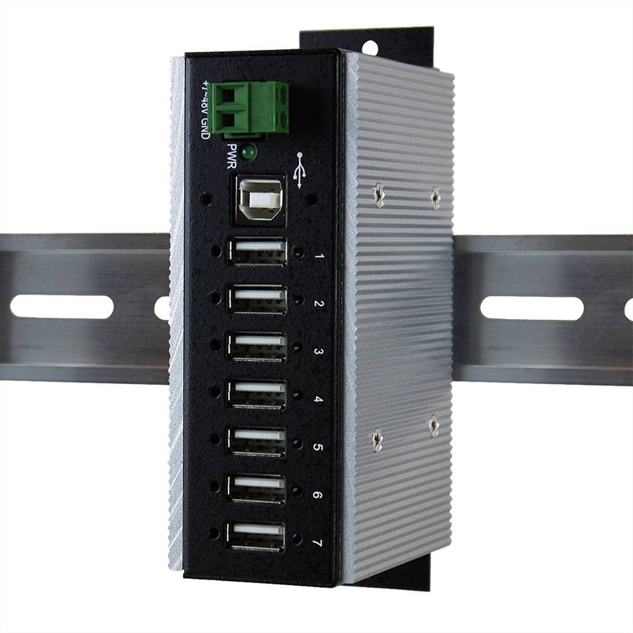 EXSYS EX-1177HMVS-WT 7 Port USB 2.0 HUB 15KV Surge Protection-0