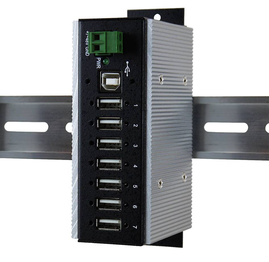 EXSYS EX-1177HMVS-WT 7 Port USB 2.0 HUB 15KV Surge Protection-2