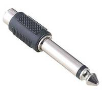 Hama 00043356 Klinke Audio Adapter [1x Cinch-Buchse - 1x Klinkenstecker 6.35 mm] Schwarz-2