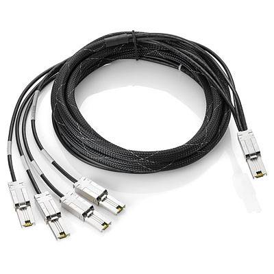 HPE Externes SAS-Kabel - 4-Lane - 4x Shielded Mini MultiLane SAS (SFF-8088) - 26-2