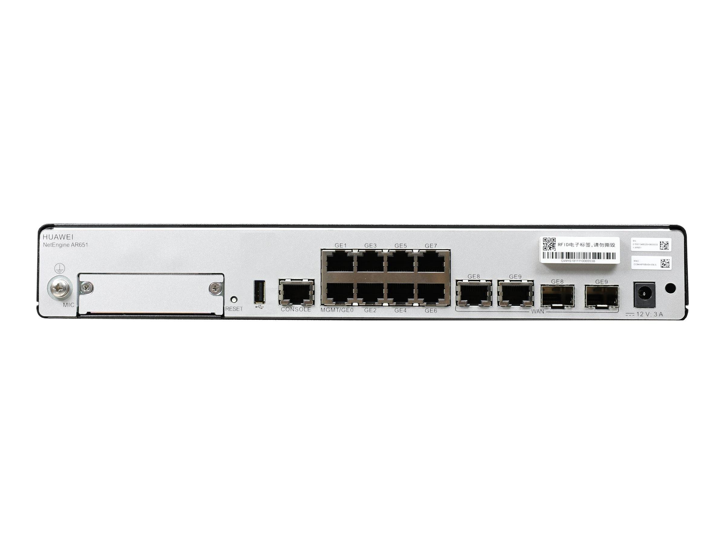 Huawei NetEngine AR651 - Router 8-Port-Switch-2