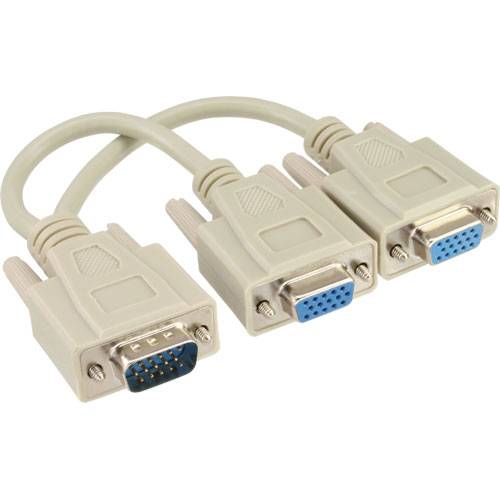 InLine® VGA Y-Adapterkabel, VGA Stecker auf 2x VGA Buchse-3