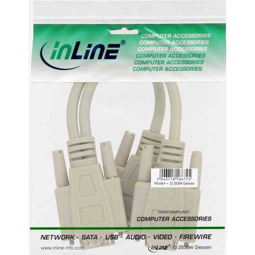 InLine® VGA Y-Adapterkabel, VGA Stecker auf 2x VGA Buchse-4