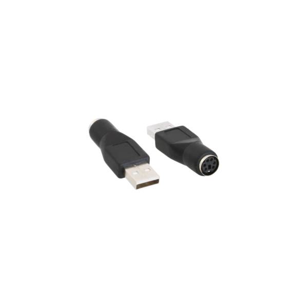 InLine® USB PS/2 Adapter, USB Stecker A auf PS/2 Buchse