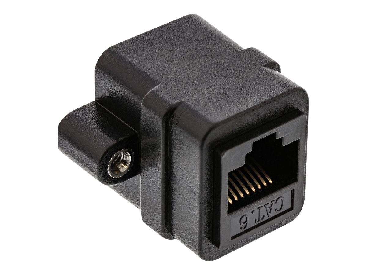 InLine® Patchkabelkupplung Cat.6, UTP, 2x RJ45 Buchse, zum Einbau-3