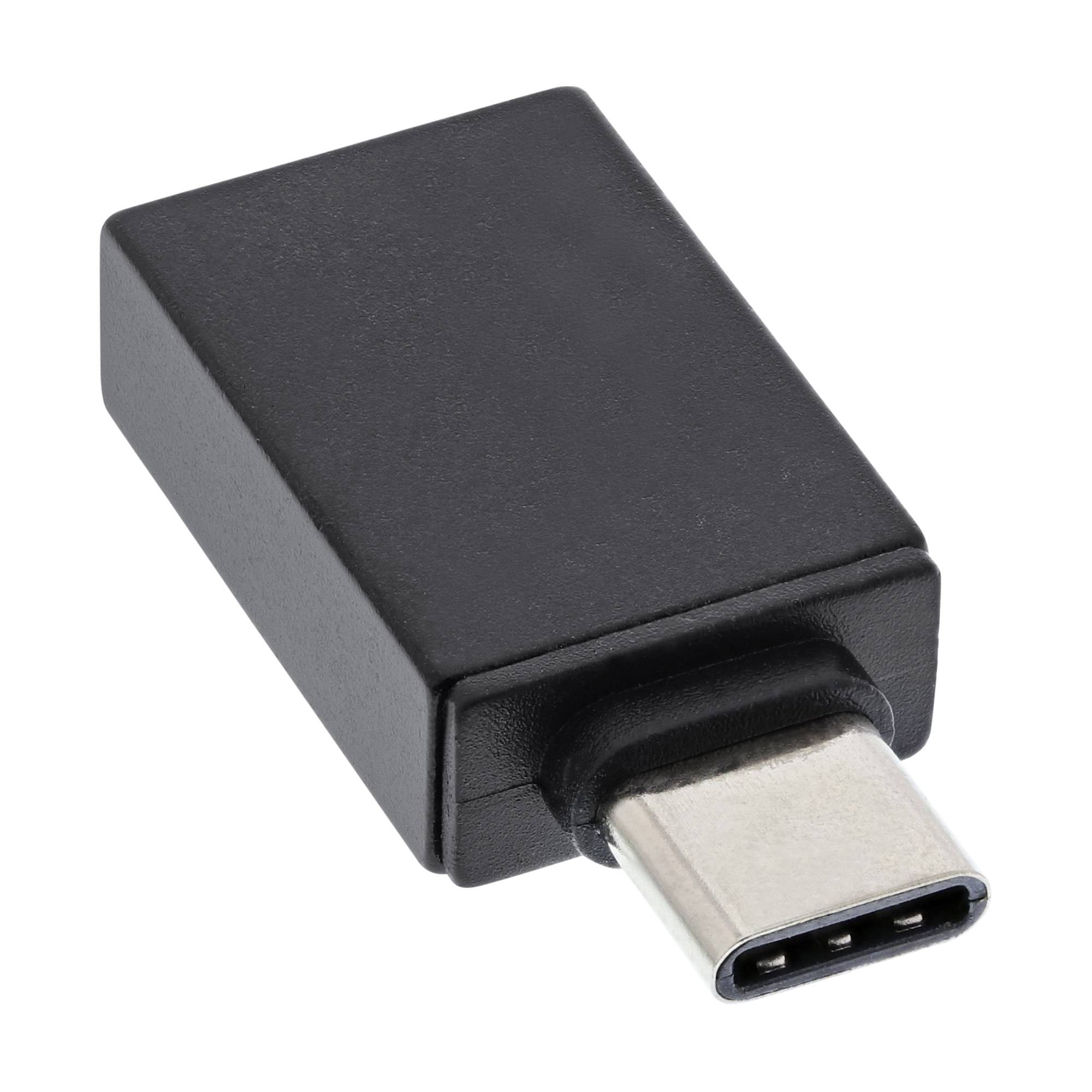 InLine® USB 3.2 Gen.2 Adapter, USB-C Stecker an USB A Buchse, OTG-0