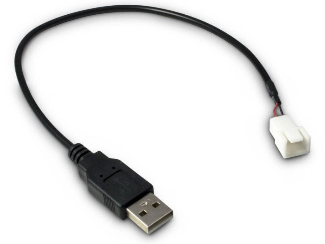 Inter-Tech - Netzkabel für Lüfter - USB (nur Strom)-1