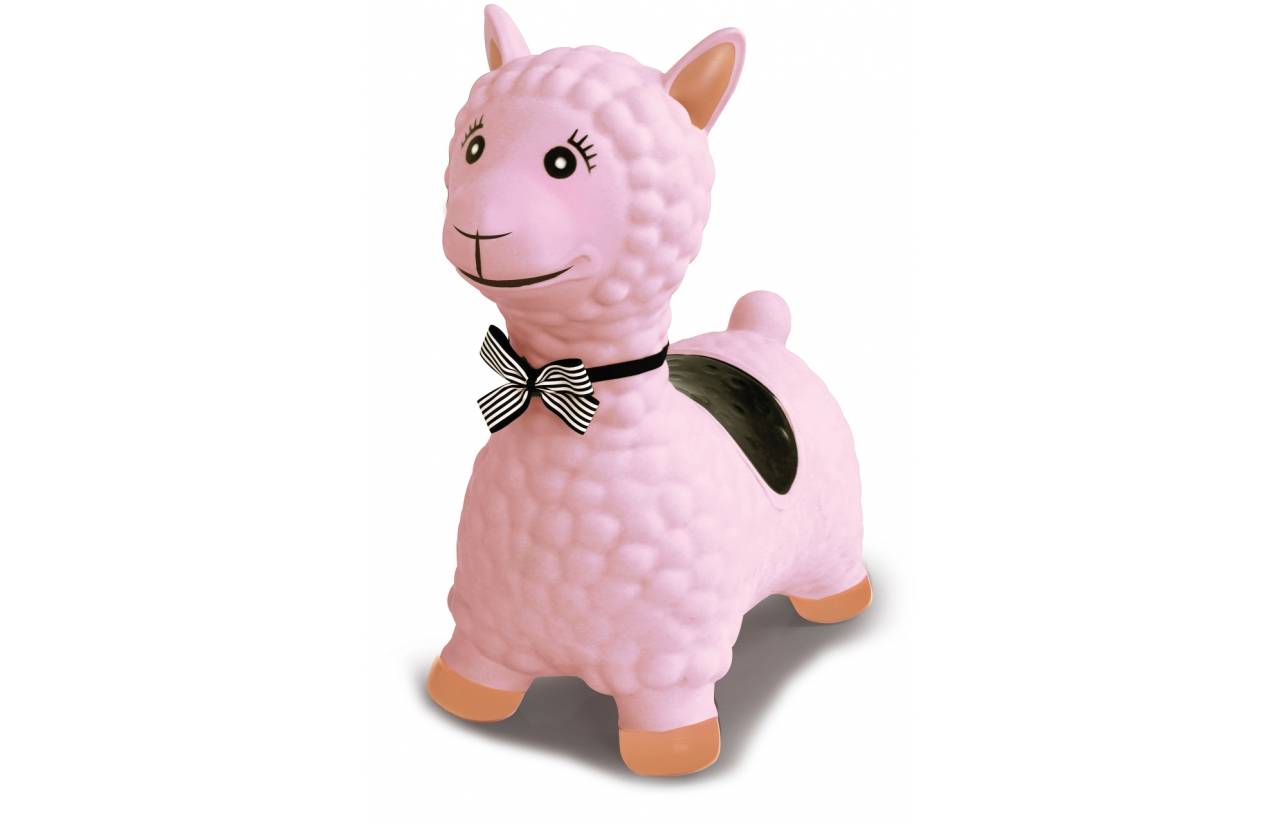 Jamara Hüpftier Lama rosa mit Pumpe, Tiere, 1 Jahr(e), Pink-0