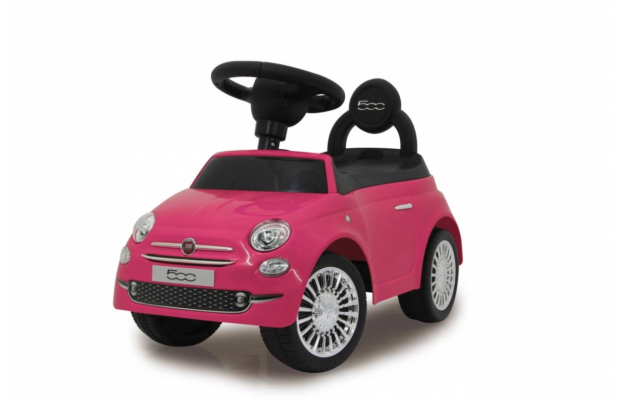 Jamara Fiat 500, 1 Jahr(e), 4 Rad/Räder, Schwarz, Pink-0