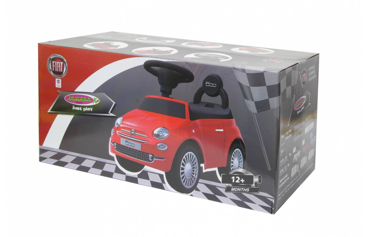 Jamara Fiat 500, 1 Jahr(e), 4 Rad/Räder, Schwarz, Pink-2