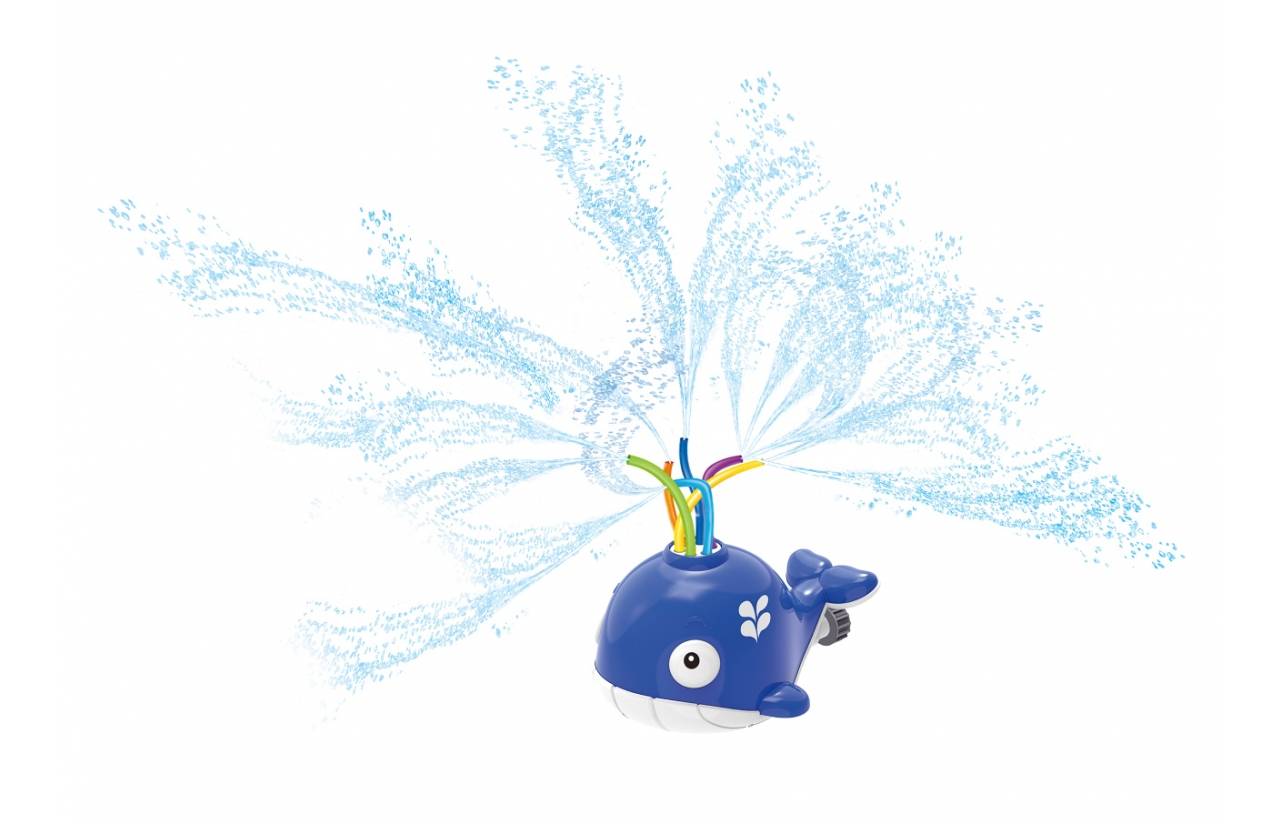 Jamara MC Fizz Water sprinkler Whale, Rund, 3 Jahr(e), Mehrfarbig-3