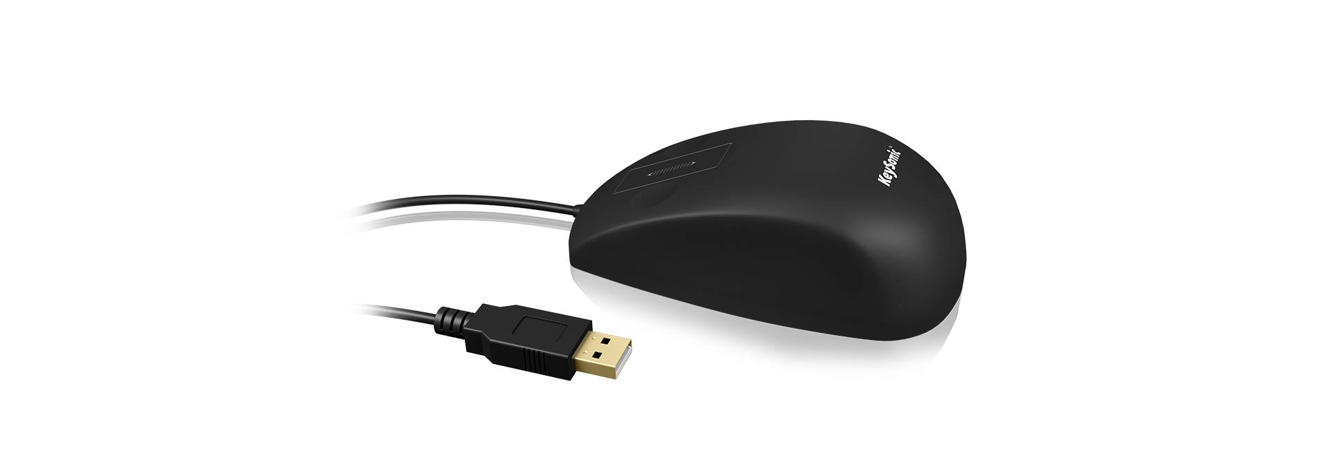 KeySonic KSM-5030M-B - Maus - kabelgebunden - USB-2