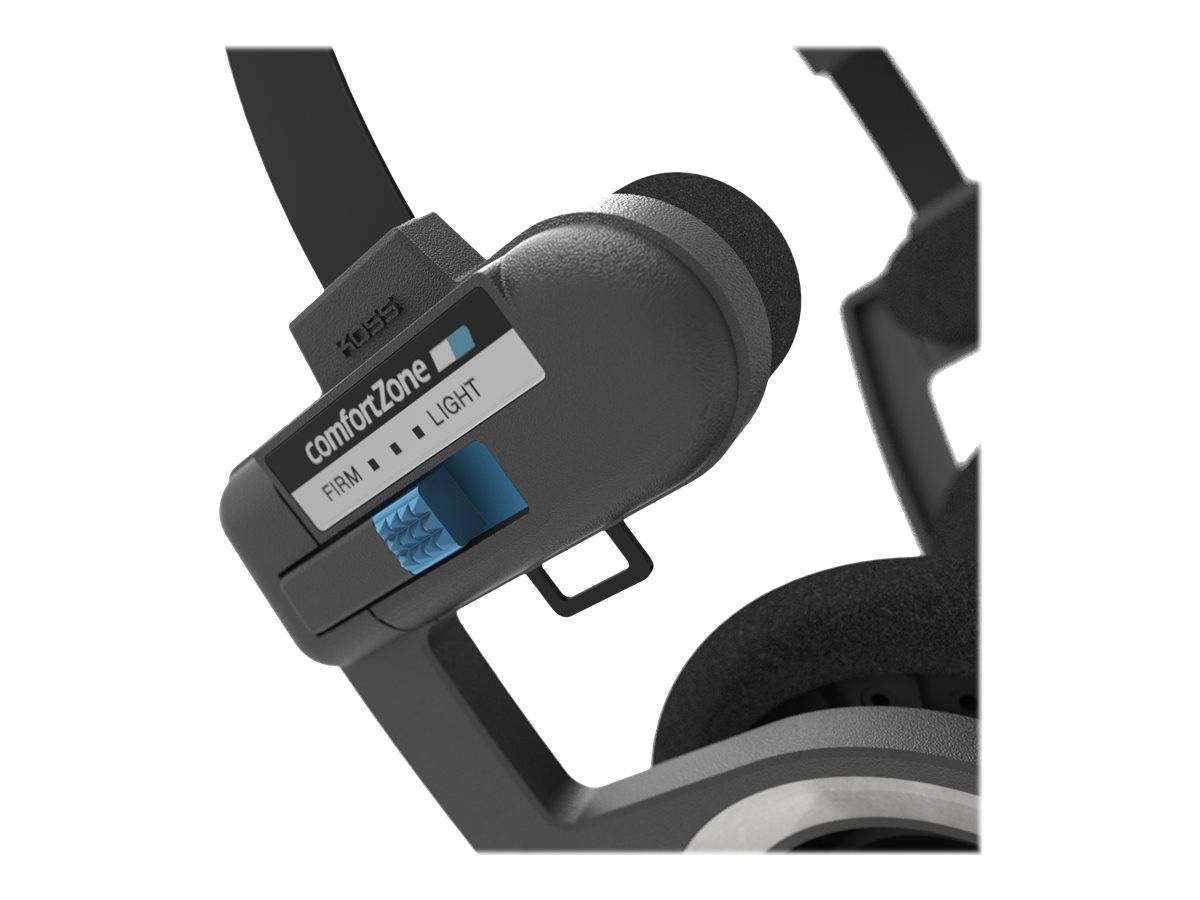 Koss PortaPro - Kopfhörer - On-Ear - kabelgebunden - 3,5 mm Stecker - Schwarz, Silber-1