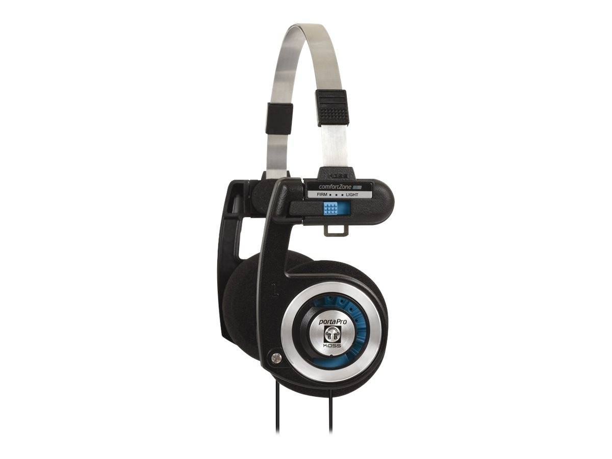Koss PortaPro - Kopfhörer - On-Ear - kabelgebunden - 3,5 mm Stecker - Schwarz, Silber-2