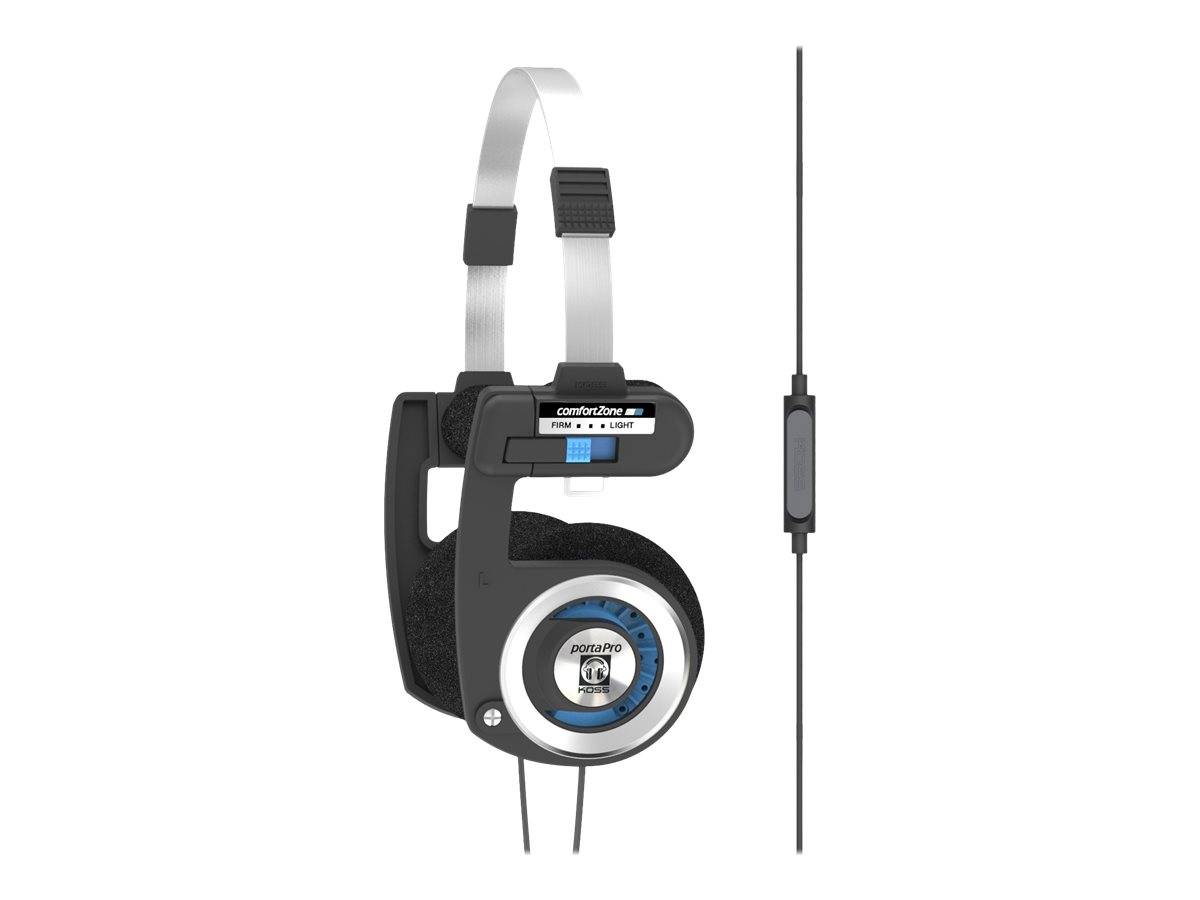 Koss PortaPro - Kopfhörer - On-Ear - kabelgebunden - 3,5 mm Stecker - Schwarz, Silber-3