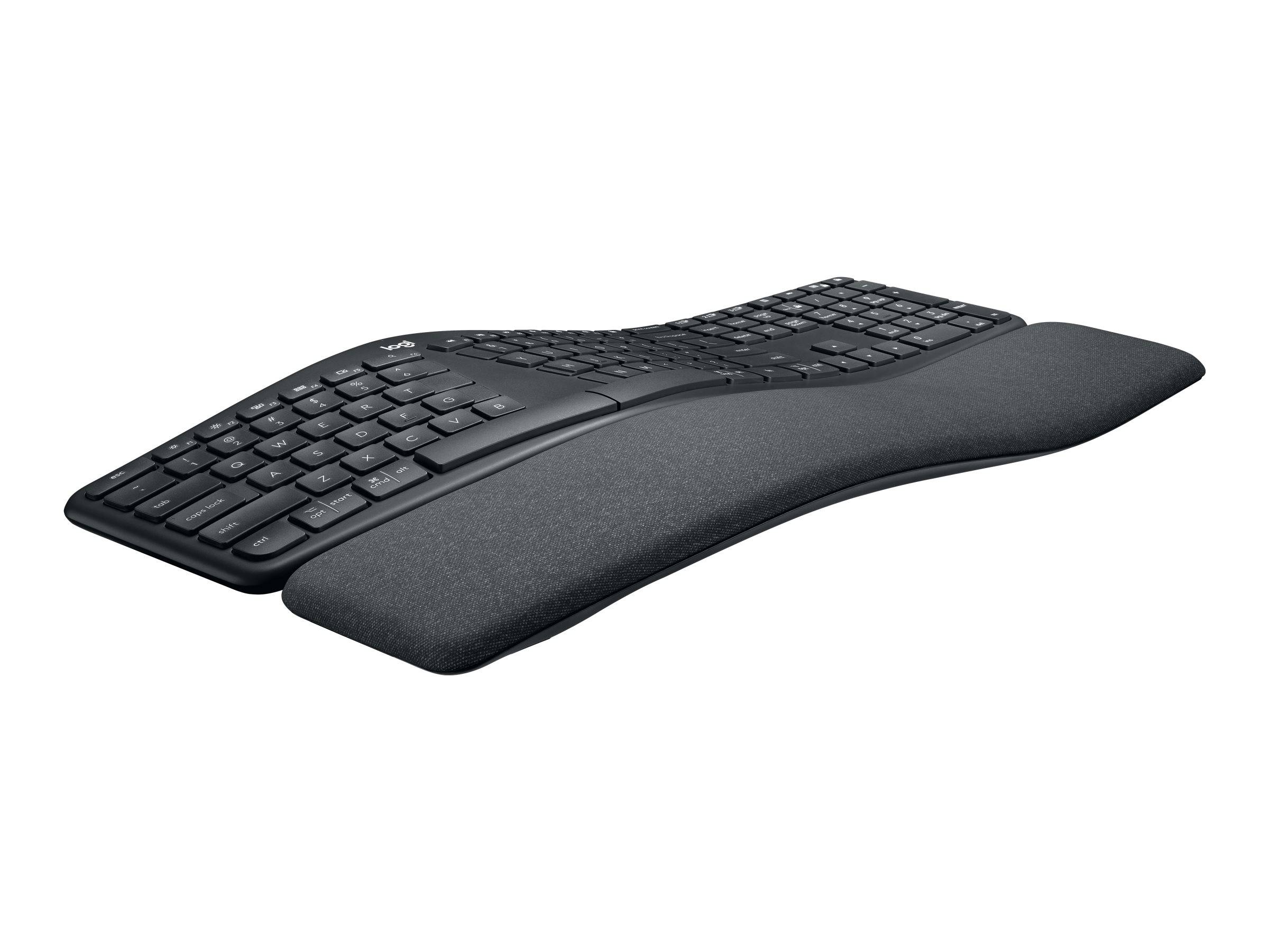 Logitech ERGO K860 - Tastatur - kabellos - 2.4 GHz, Bluetooth 5.0-4