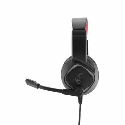 MediaRange MRGS301, Kabelgebunden, Gaming, 20 - 20000 Hz, 340 g, Kopfhörer, Schwarz, Rot-3