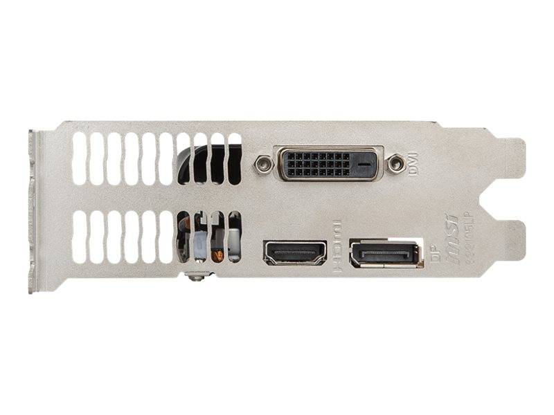 MSI Gaming Grafikkarte Nvidia GeForce GTX1050 Ti 4GT LP 4 GB GDDR5-RAM PCIe x16 HDMI®, DisplayPort, DVI-2