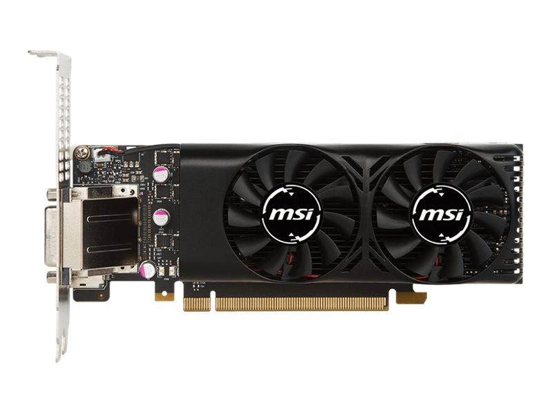 MSI Gaming Grafikkarte Nvidia GeForce GTX1050 Ti 4GT LP 4 GB GDDR5-RAM PCIe x16 HDMI®, DisplayPort, DVI-3