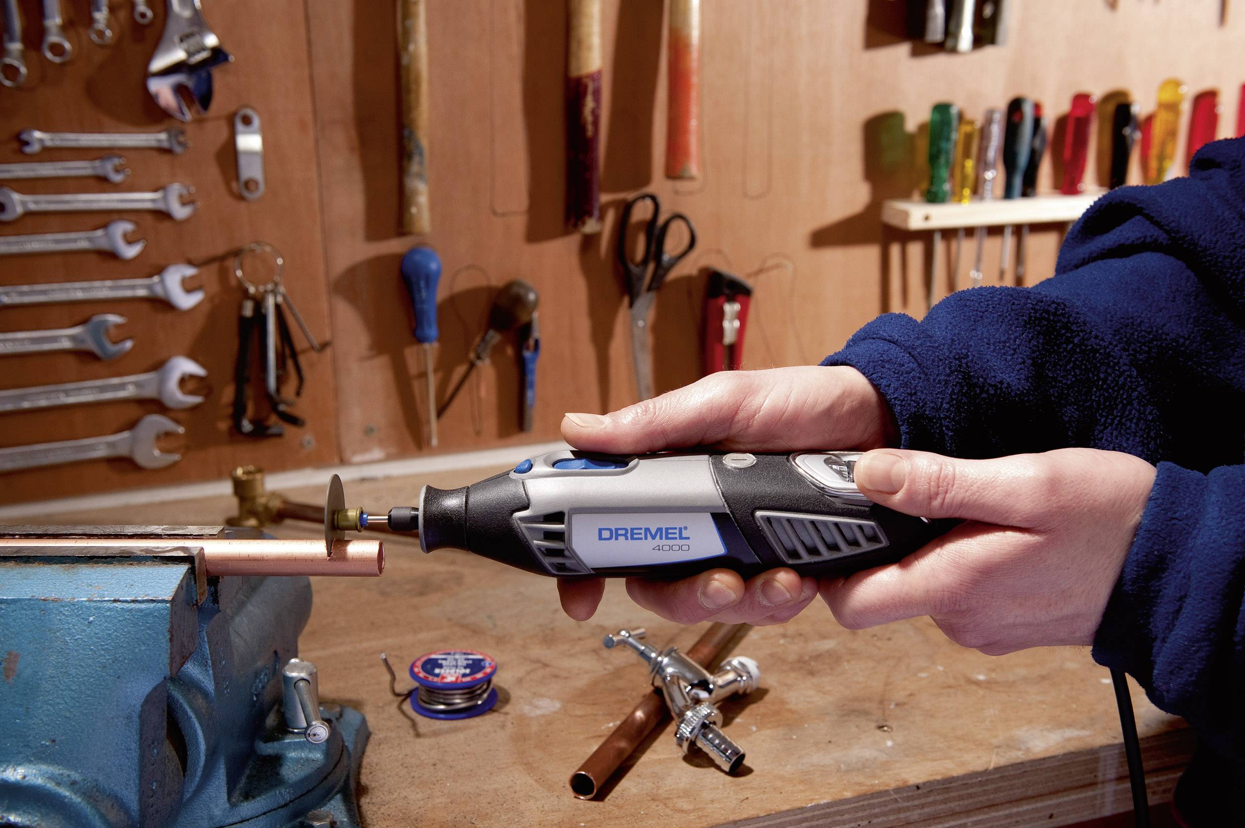 Dremel 4000-1/45 F0134000JA Multifunktionswerkzeug mit Zubehör, inkl. Tasche 47teilig 175 W-10