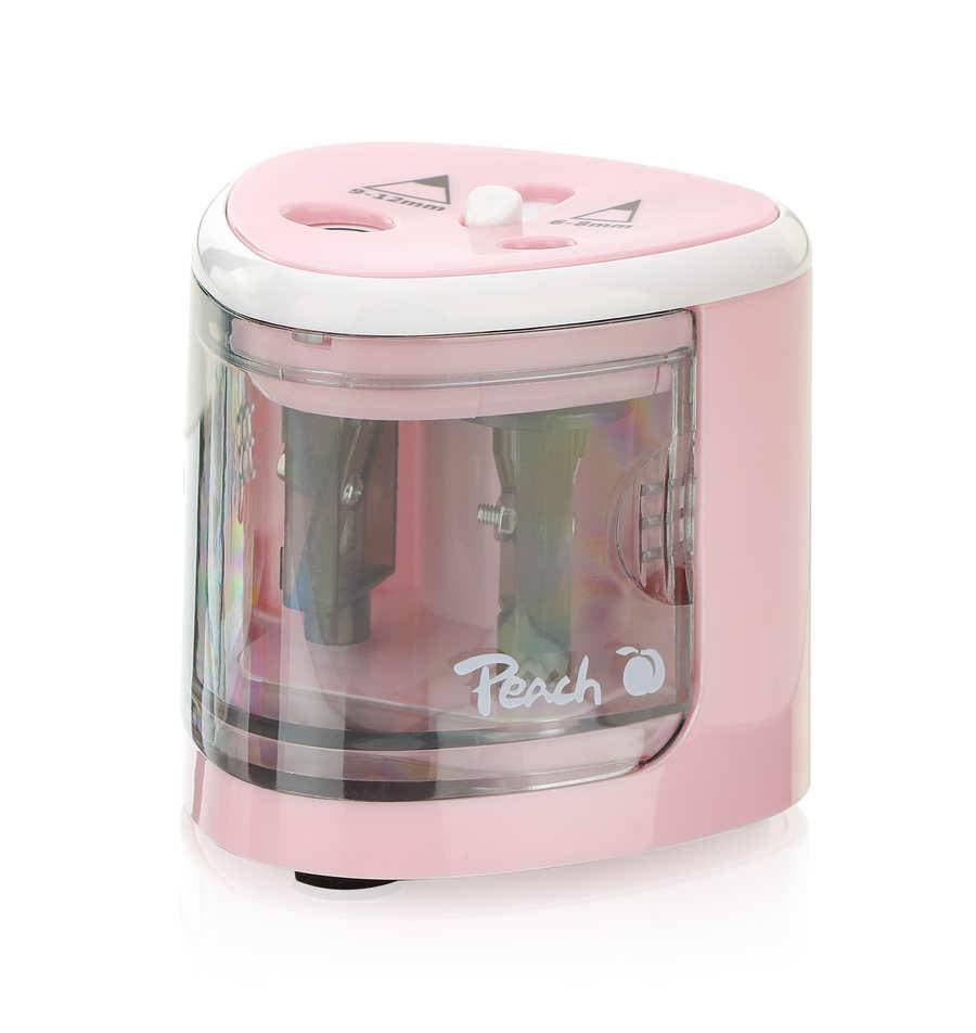 Peach PO102-PI, Manueller Bleistiftspitzer, Pink, 1,2 cm, 6 mm-0