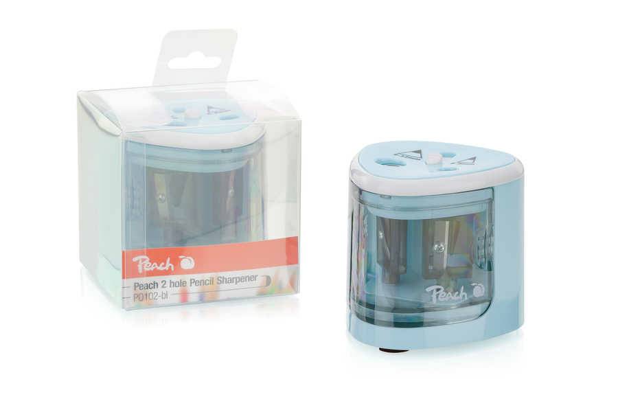 Peach PO102-BL, Elektrischer Bleistiftspitzer, Blau, 6 mm, 1,2 cm-1