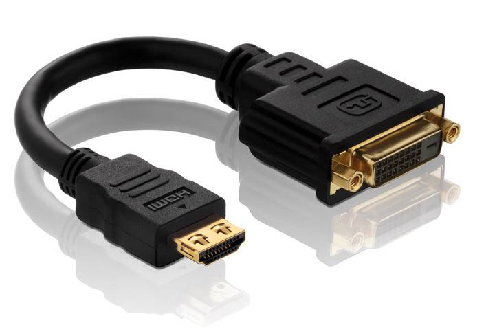 Purelink PureInstall - Videoadapter - DVI-D weiblich zu HDMI männlich-1