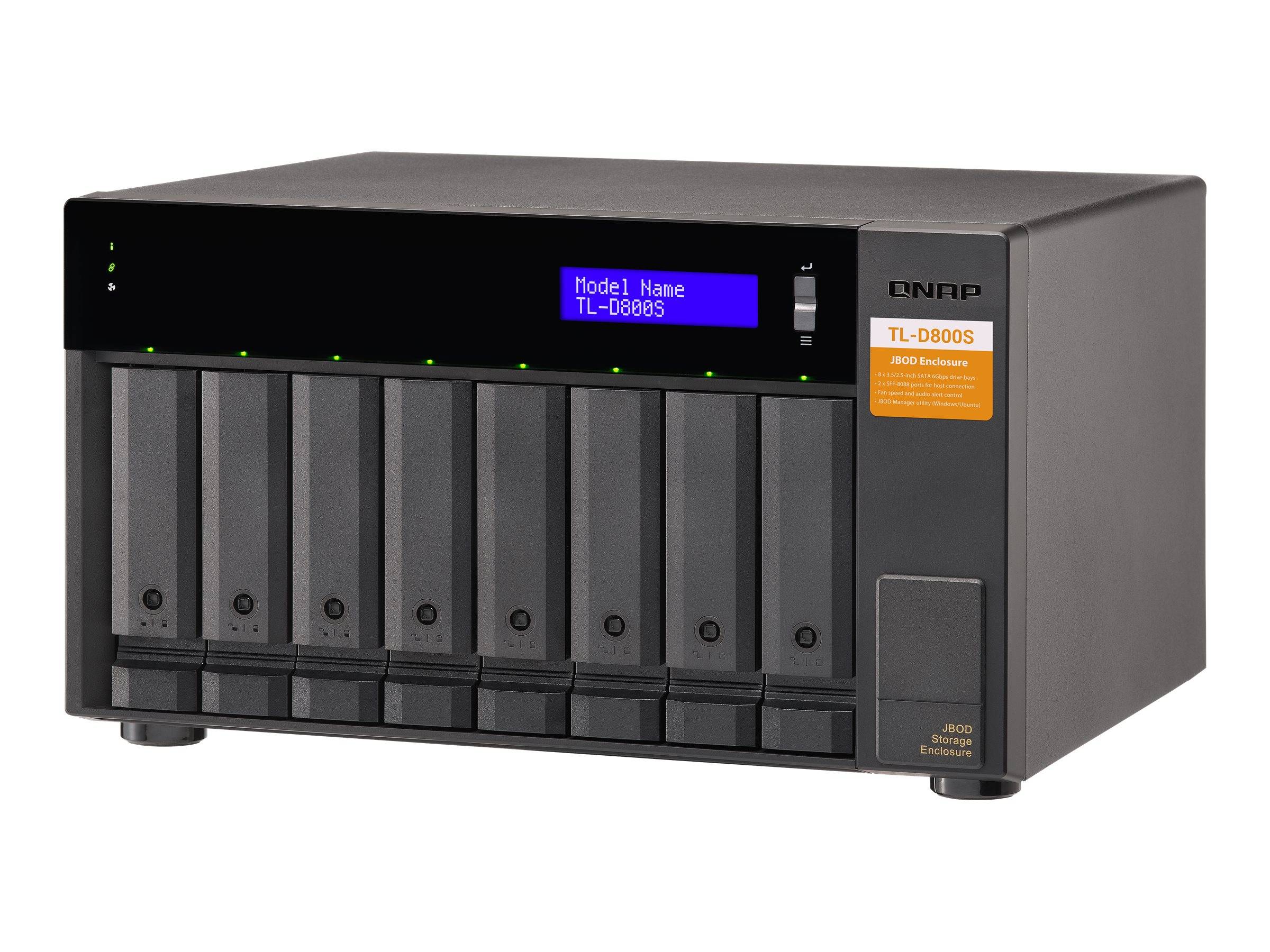QNAP TL-D800S - Festplatten-Array - 8 Schächte (SATA-600)-2