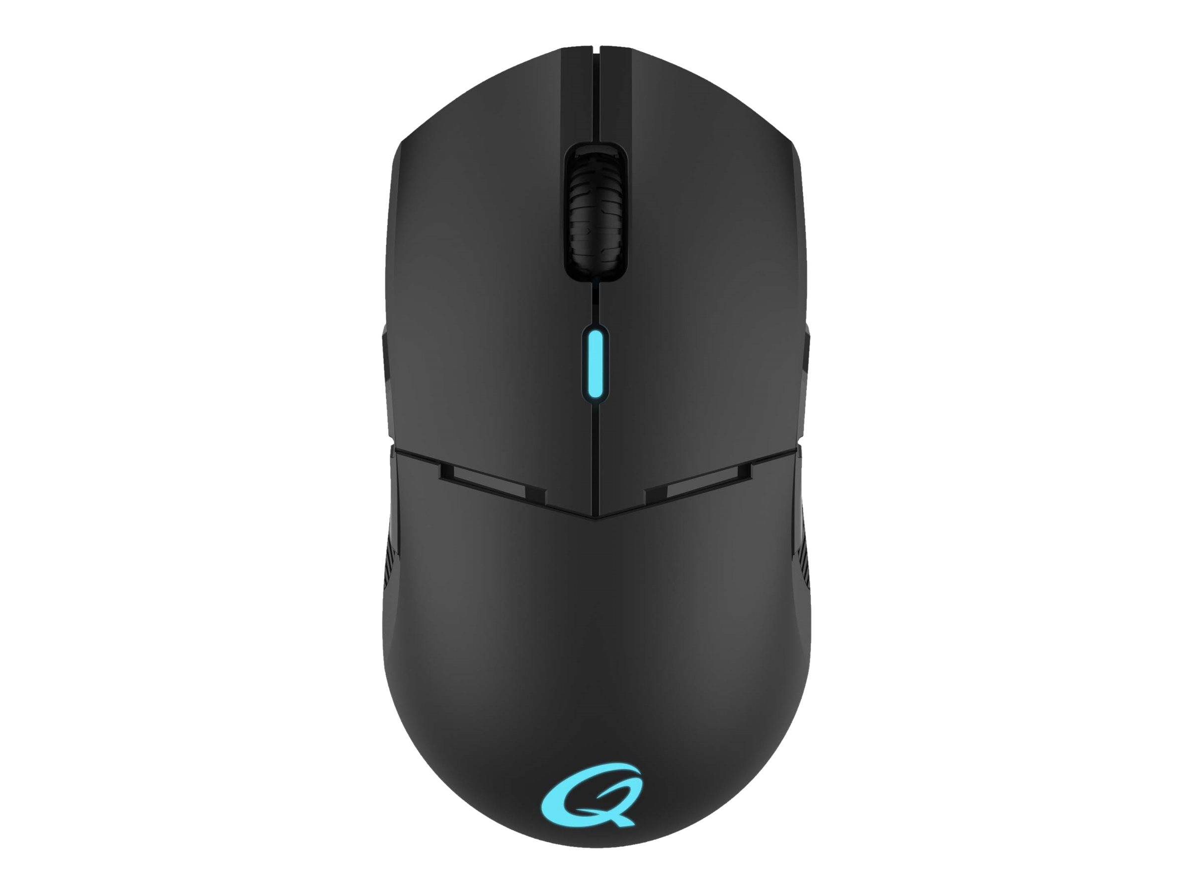 Qpad DX-900 - Maus - rechts- und linkshändig - optisch - 8 Tasten - kabellos, kabelgebunden - 2.4 GHz - kabelloser Empfä-3