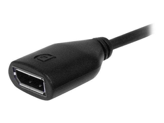 StarTech.com 6in Mini DisplayPort to DisplayPort Video Cable Adapter (MDP2DPMF6IN)-2